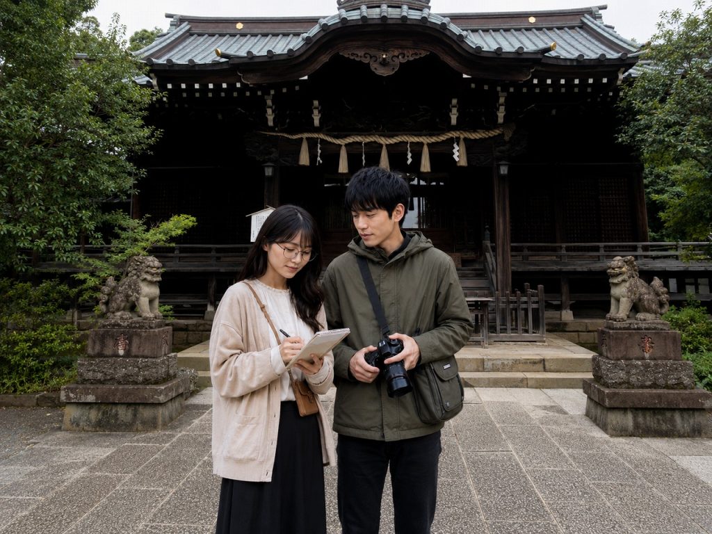 白山神社、本殿、佐久間とやよい