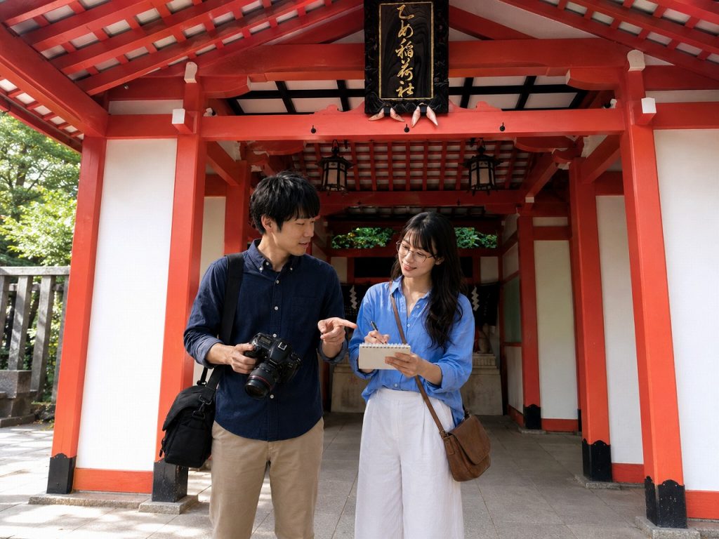根津神社、乙姫稲荷本殿、佐久間とやよい