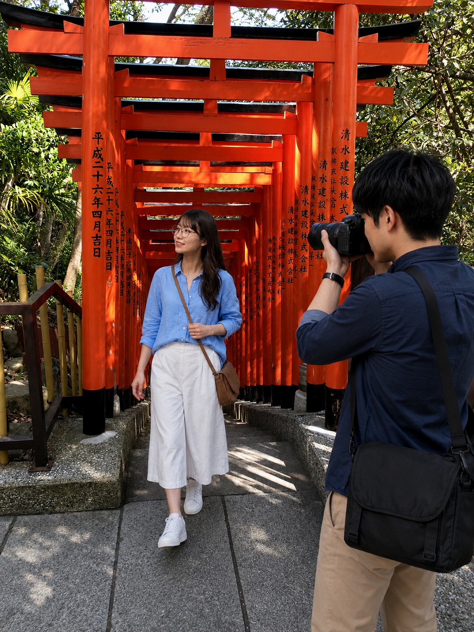 山王日枝神社、千本鳥居、佐久間とやよい