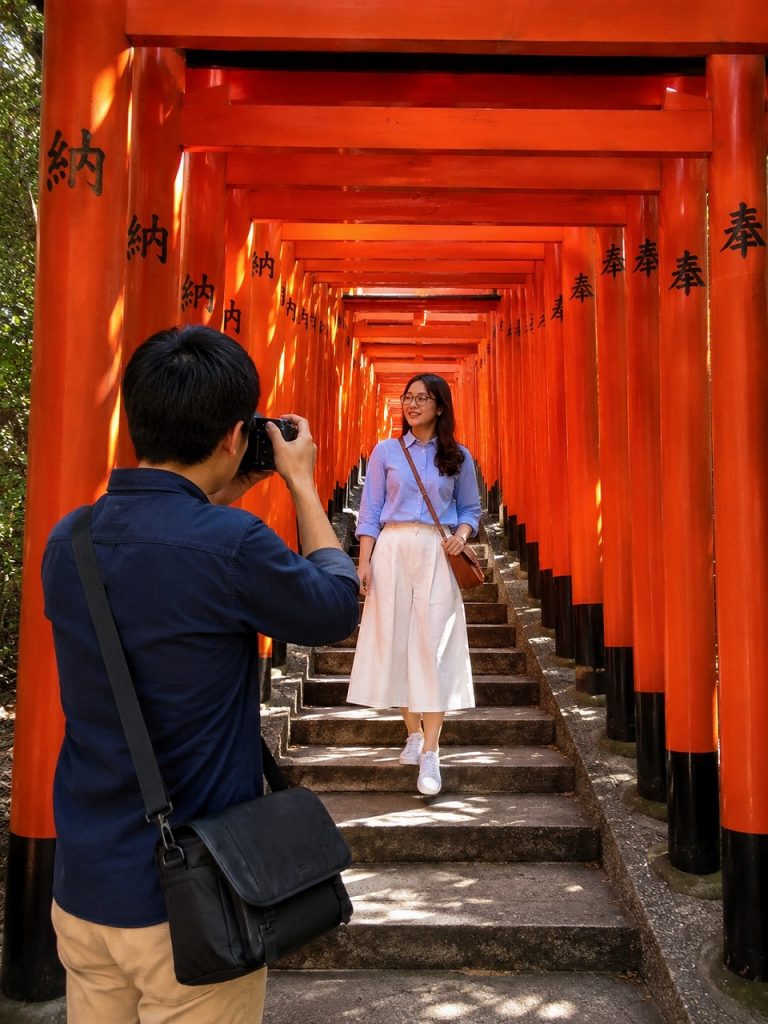 山王日枝神社、千本鳥居、佐久間とやよい