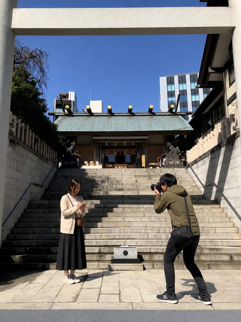 芝大神宮、参道、佐久間とやよい