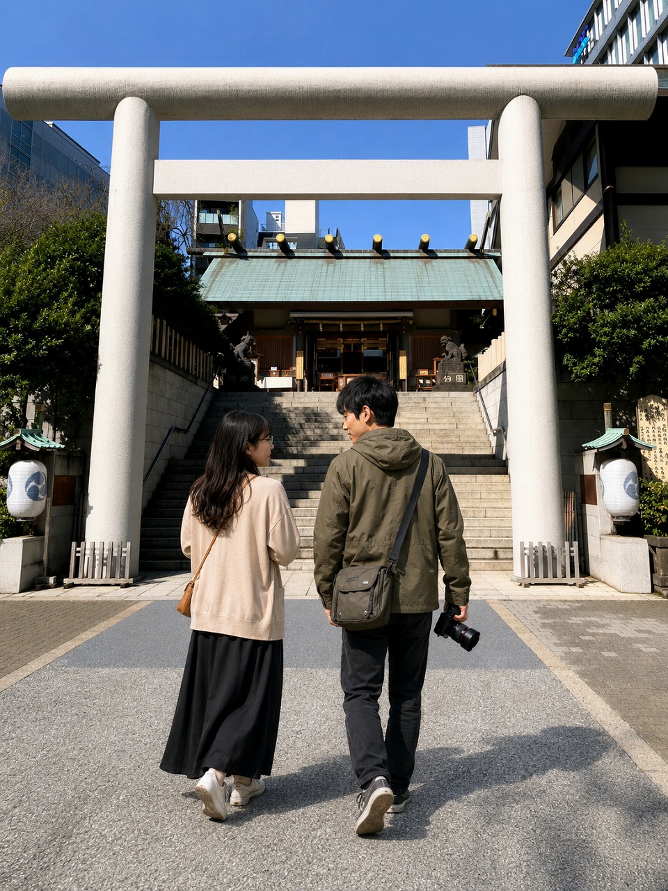 芝大神宮、参道、佐久間とやよい