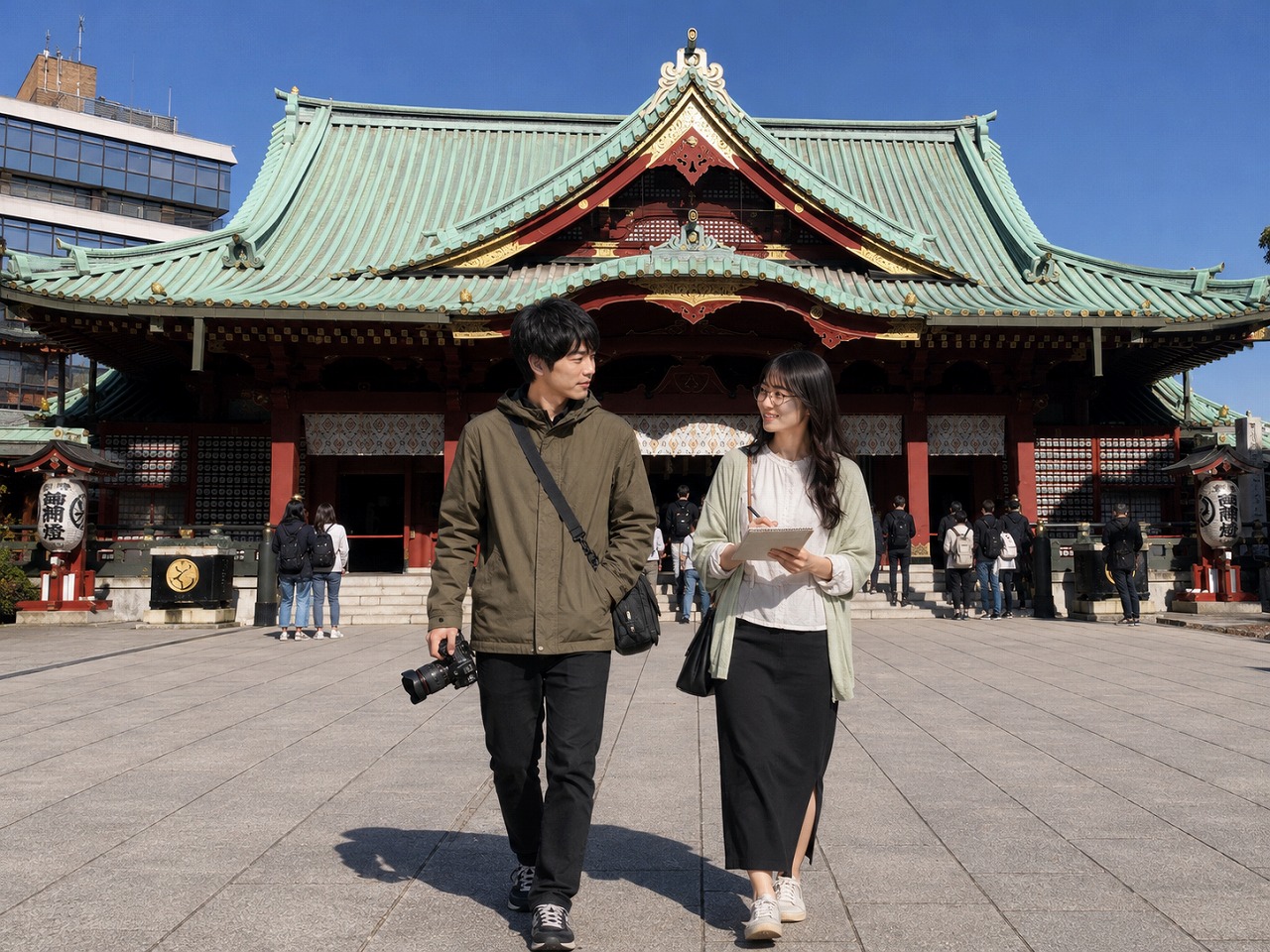 神田明神、本殿、佐久間とやよい