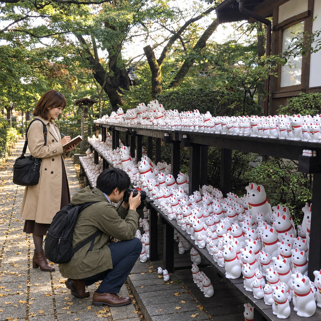 豪徳寺、近藤君とまゆみさん