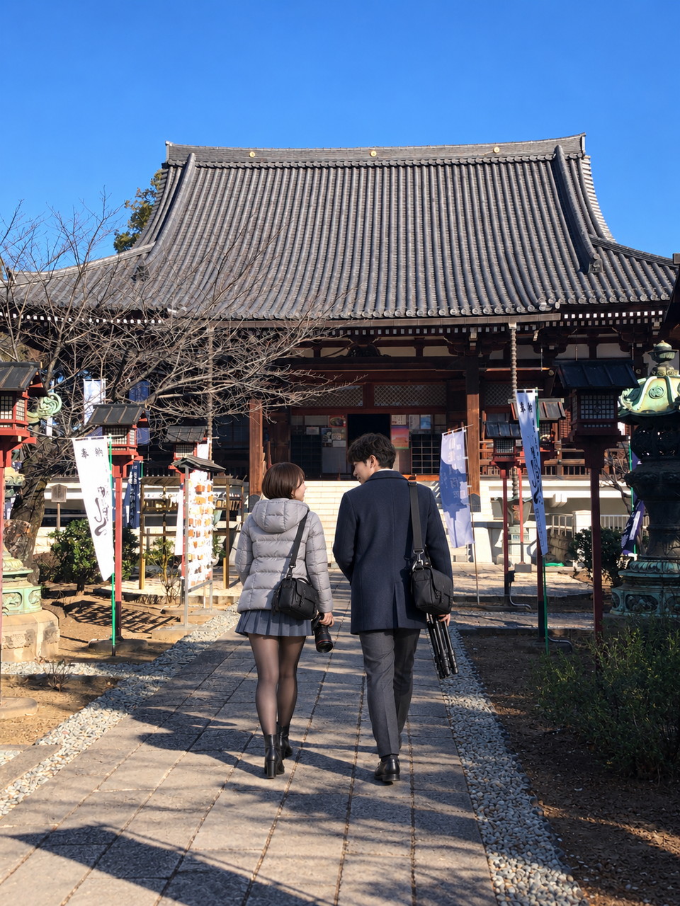 開山堂両大師、ちーこと蒼井