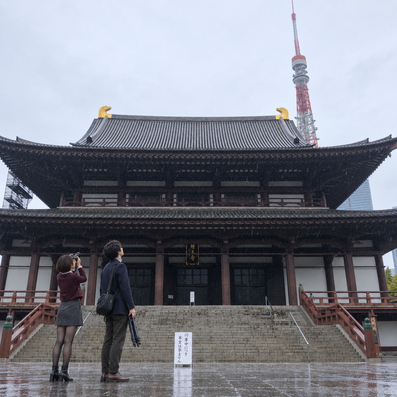 増上寺、ちーこと蒼井